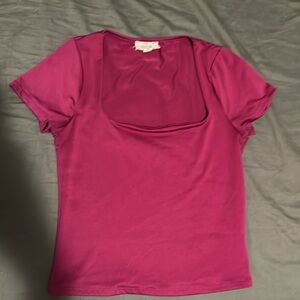 Live In The Moment square neck top